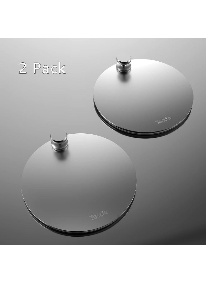 Generic Wall Mount for Nest Temperature Sensor 2 Pack - No Hole Needed - Stainless Steel Bracket Plate for Google Nest Thermostat Sensor - Mount to Any Smooth and Dry Surface  - Image 3