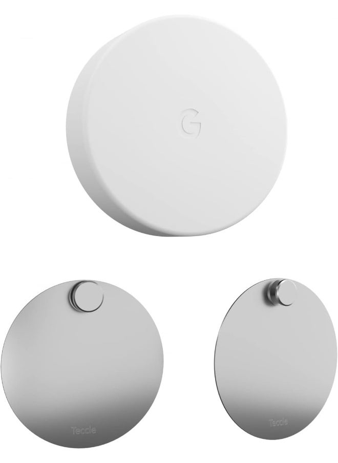 Generic Wall Mount for Nest Temperature Sensor 2 Pack - No Hole Needed - Stainless Steel Bracket Plate for Google Nest Thermostat Sensor - Mount to Any Smooth and Dry Surface  - Image 5