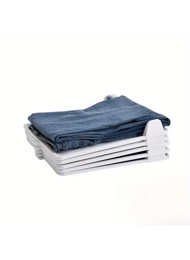 5pcs Folding Board For Clothes Sweater Shirt Storage Organizer Anti Wrinkle Closet - Image 1
