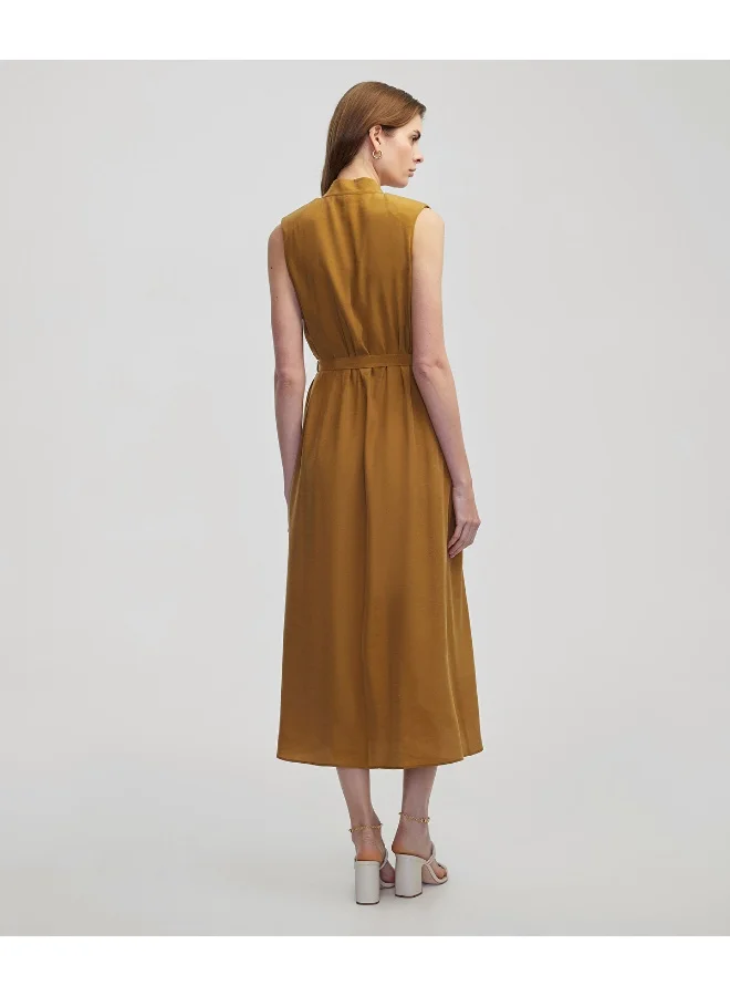 Ipekyol  Relaxed Fit Belted Midi Dress for Women | Best Price UAE