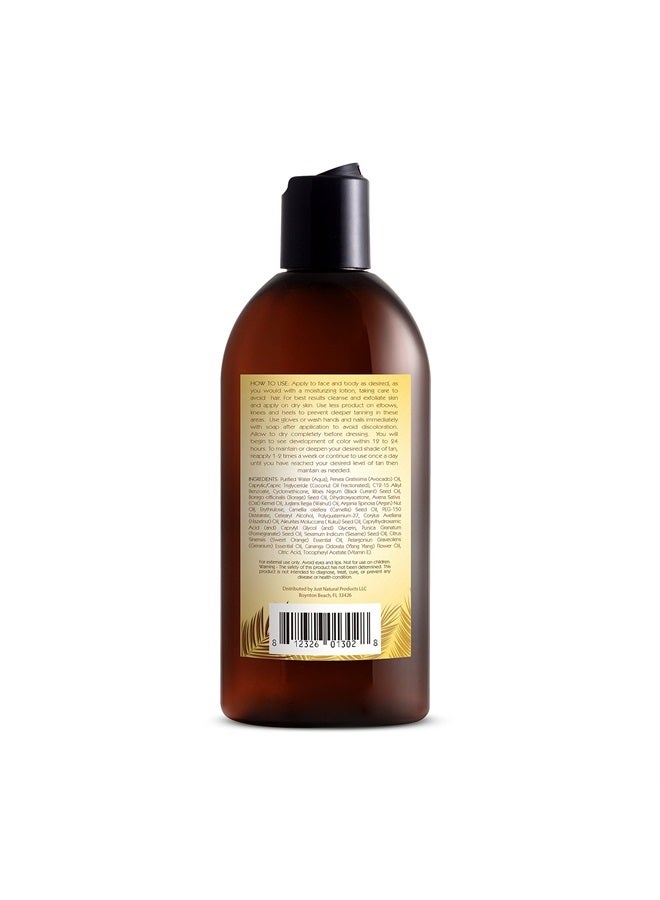 Just Nutritive Sunless Tanning Lotion - Light to Medium tones | Indoor Self- Tanner | Body Tanning Lotion | Sun- Kissed Glow| Bronzer Lotion For All Skin Types |Just Nutritive | 8 Oz - Image 2