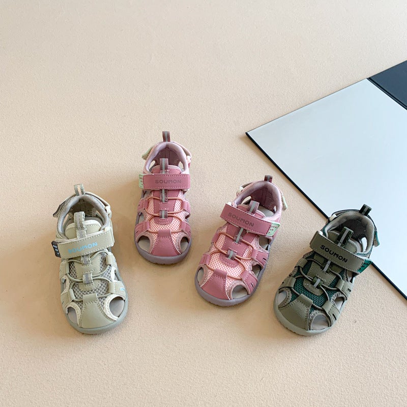 Children'S Sandals 2025 Soft Bottom Sandals Girls' Fashion All-Match Casual Non-Slip Sports Sandals - Image 2