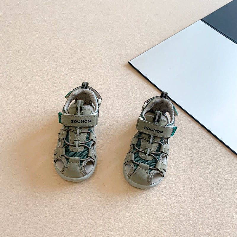 Children'S Sandals 2025 Soft Bottom Sandals Girls' Fashion All-Match Casual Non-Slip Sports Sandals - Image 5