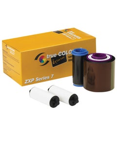 ZEBRA 800077-740 Ribbon, ZXP7 Color Ribbon, YMCKO Ribbon for Zebra ZXP Series 3 ZXP7 Card Printers, 250 Images  - Image 1