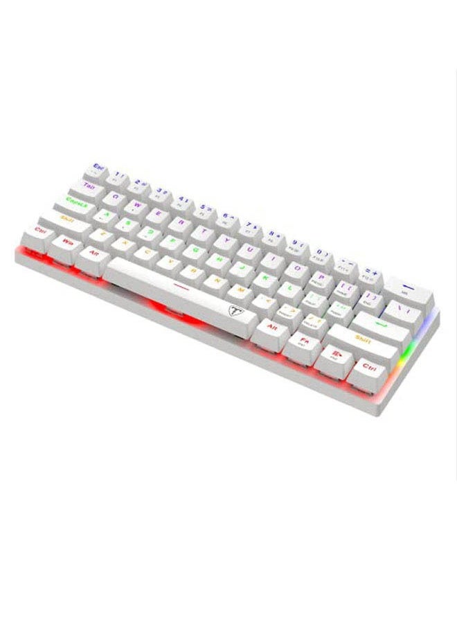 Rock Pow 61 keys RGB Backlit Wired Mechanical Gaming Keyboard, Mini Keyboard, Waterproof for PC/Mac Gamer  - Image 5