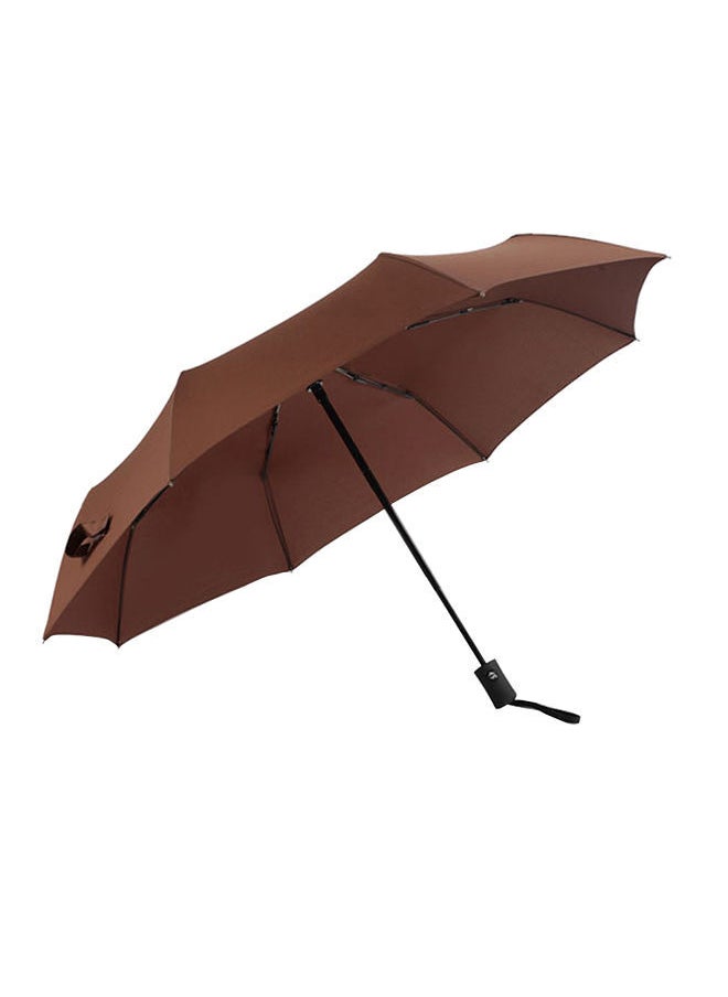 NIBEMINENT - Tri-Fold Umbrella Brown - Image 1