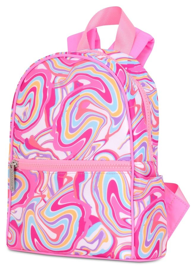 iscream Mini Classic Style 10" x 8" Backpack for Fun and Travel - Groovy Swirl - Image 2