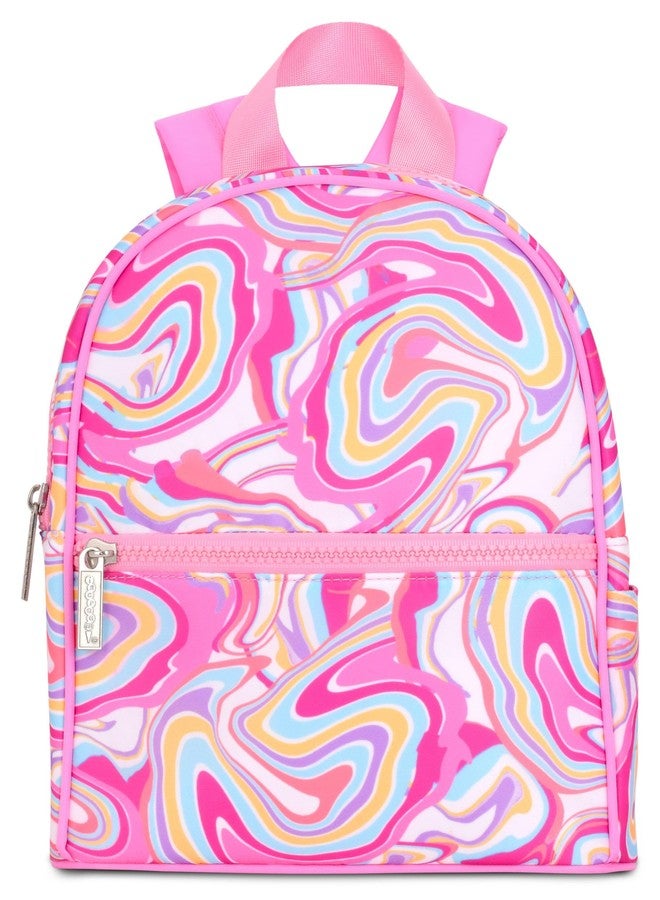 iscream Mini Classic Style 10" x 8" Backpack for Fun and Travel - Groovy Swirl - Image 1