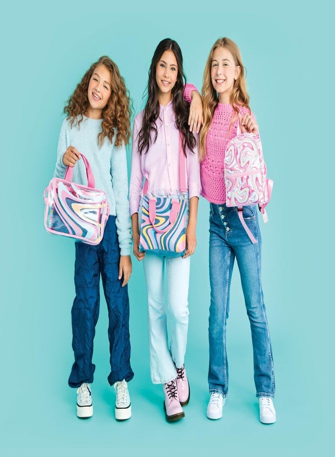 iscream Mini Classic Style 10" x 8" Backpack for Fun and Travel - Groovy Swirl - Image 4