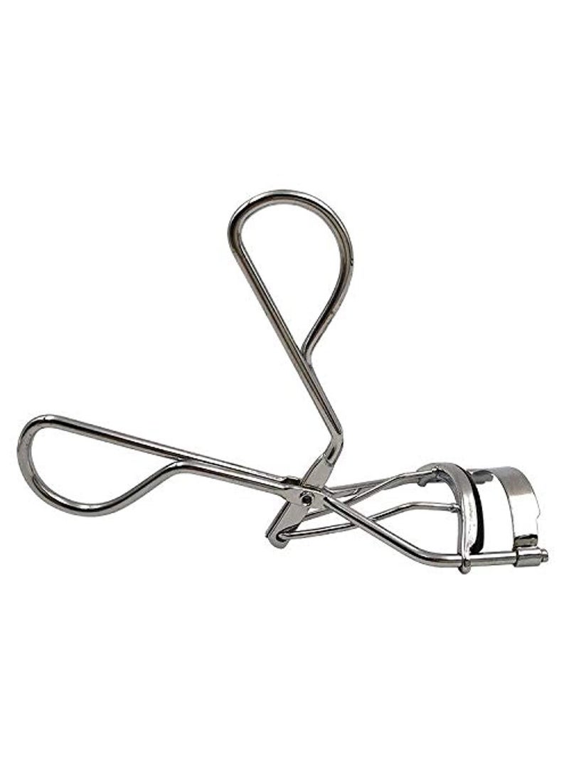 Professional Silver Eyelash Curler – Ergonomic Eyelash Curling Clip with Precision Grip – Eyelash Beauty Tool – 1 Piece - Image 2