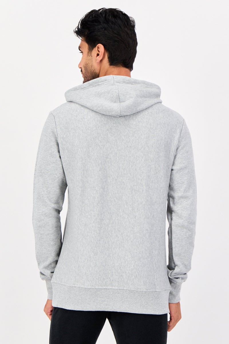 Champion Men Sportswear Fit Long Sleeve Outdoor Hoodies, Grey - Image 2