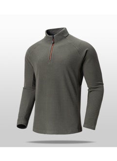 KUYING New Standing Collar Checkered Sports Top  - Image 1