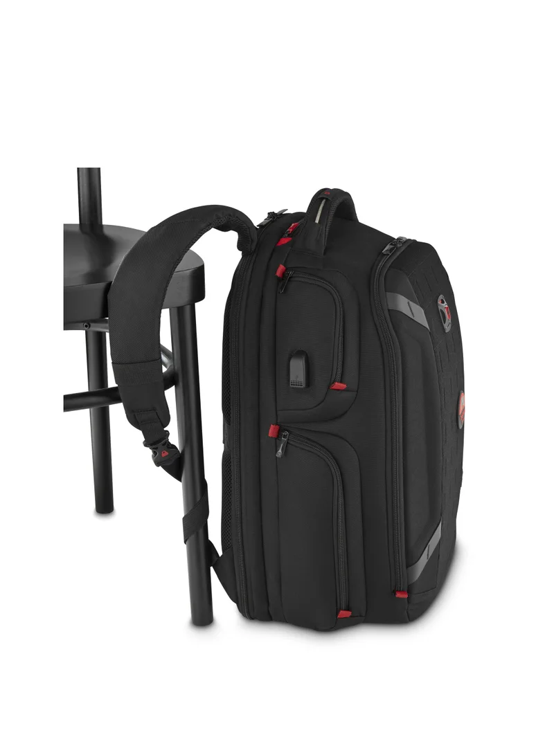 Wenger Tech PlayerOne 17.3" Gaming Laptop Backpack with Tablet Pocket Black - 611650