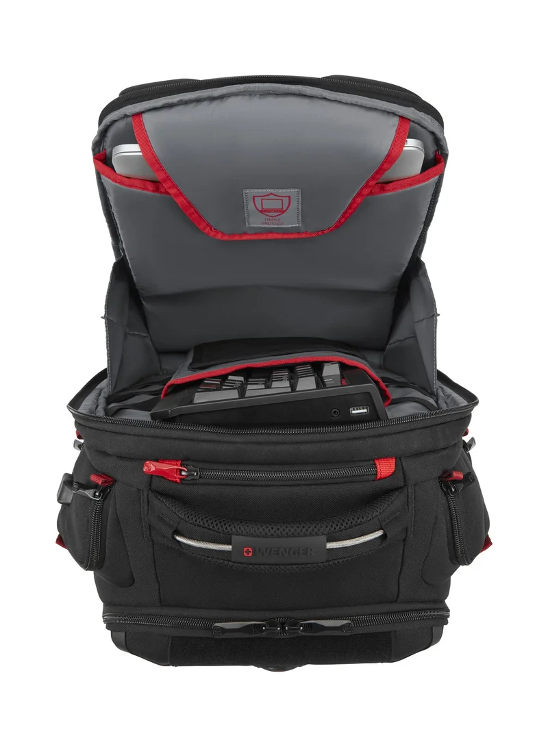 Wenger Tech PlayerOne 17.3" Gaming Laptop Backpack with Tablet Pocket Black - 611650