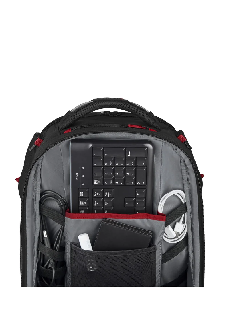 Wenger Tech PlayerOne 17.3" Gaming Laptop Backpack with Tablet Pocket Black - 611650