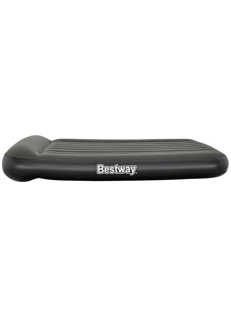 Bestway - Inflatable Tritech Full Air Mattress | Durable Tritech, Built-in Pillow with Fast Inflation,191 X 137 X 30 cm, Model: 67681 - Image 1