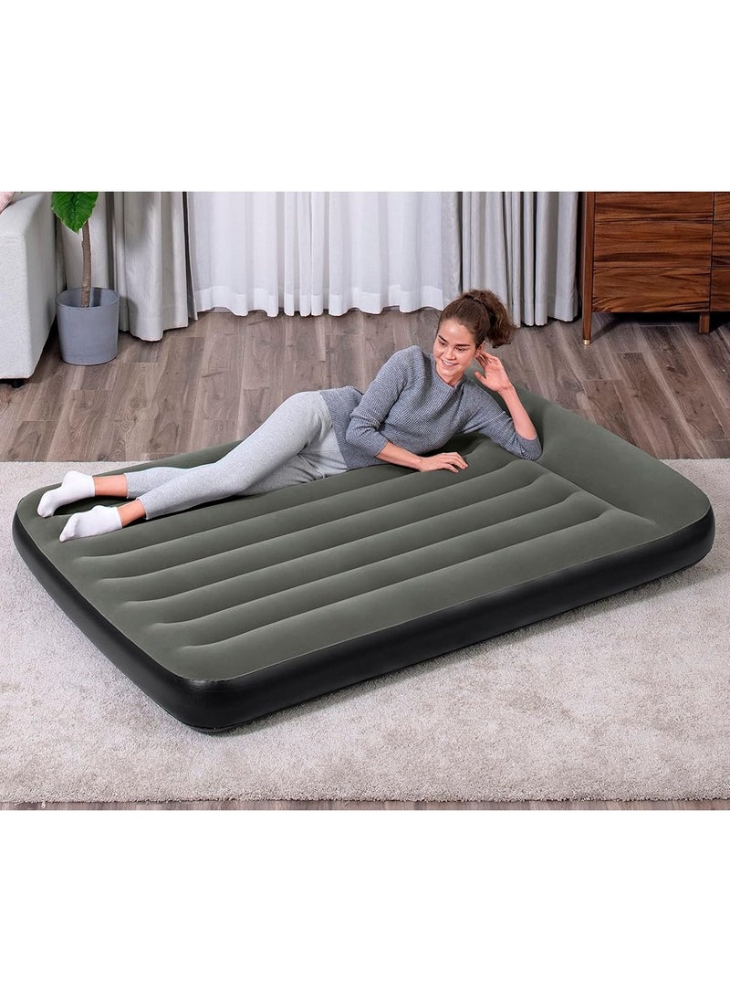 Bestway - Inflatable Tritech Full Air Mattress | Durable Tritech, Built-in Pillow with Fast Inflation,191 X 137 X 30 cm, Model: 67681 - Image 1