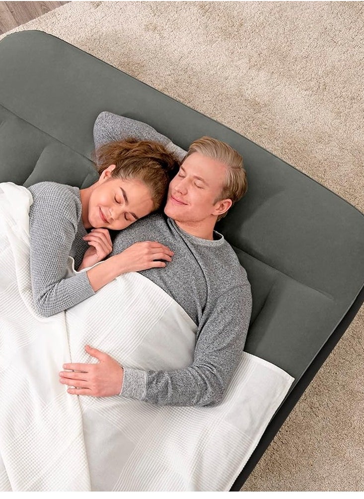Bestway - Inflatable Tritech Full Air Mattress | Durable Tritech, Built-in Pillow with Fast Inflation,191 X 137 X 30 cm, Model: 67681 - Image 1