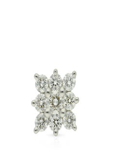Malabar Gold and Diamonds دبوس أنف من الألماس الأصفر النقي 18 قيراطًا 750 درجة نقاء MNGNNP0384YVVSVS-GH للنساء  - Image 2