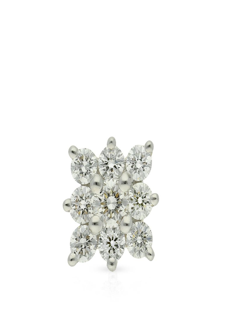 Malabar Gold and Diamonds 18 Carat 750 Purity Yellow Diamond Nosepin MNGNNP0384YVVSVS-GH for Women  - Image 2