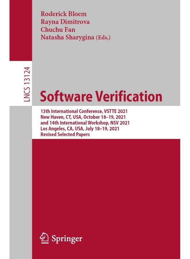 Software Verification: 13th International Conference, Vstte 2021, New Hav