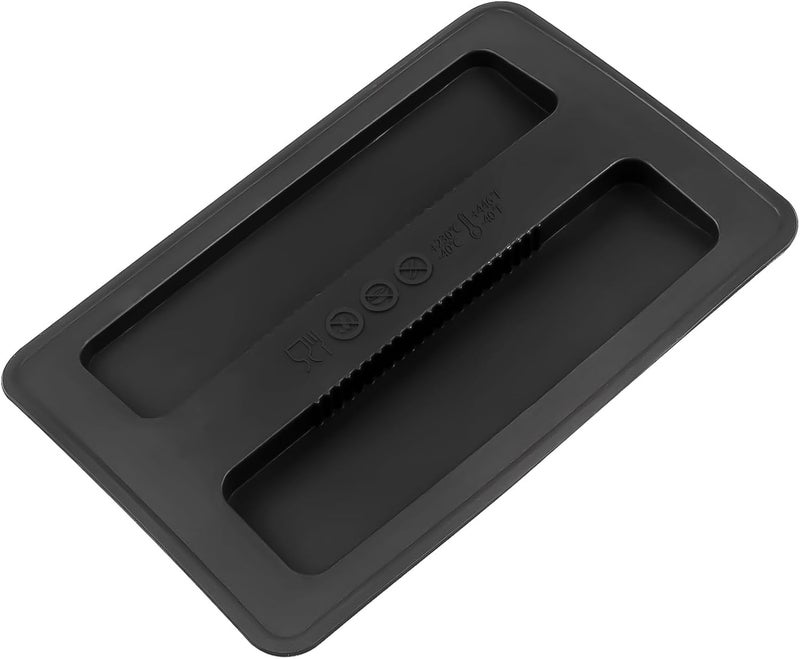 Notoke Silicone Toaster Top Cover, 1PCS Toaster Cover Black Bread Maker Dust Machine Covers Protector Lid Sandwich Machine Part Accessories - Image 1