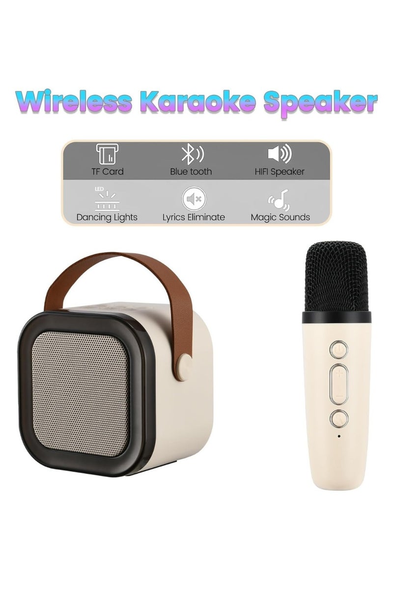 MAKS & CO. Kids Karaoke Machine with Microphone – Portable Bluetooth Singing Speaker for Boys & Girls | Fun Music Toy with Lights & Sound Effects - Image 2