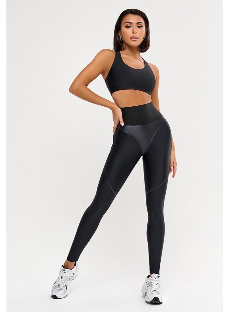 Bona Fide Premium Quality Leggings for Women with Unique Design and Body Shape - High Waisted Tummy Control Legging - Image 3