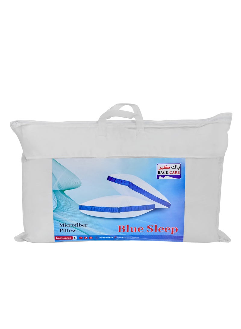 Back Care | Hotel Pillow - Luxury Down Alternative Filling Pillow Soft Brushed Microfiber Top, Anti Allergy Bed Pillows, Ultra-soft Microfiber Strip Hotel pillow for Ultimate Comfort and Support - Image 1