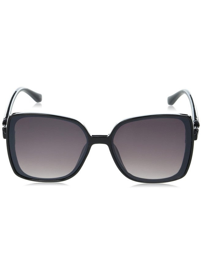 VINCE CAMUTO Womens Vc963 Glamorous Uv Protective Square Sunglasses Wear Year Round Luxe Gifts For Women 59 Mm Black Mm Us - Image 2