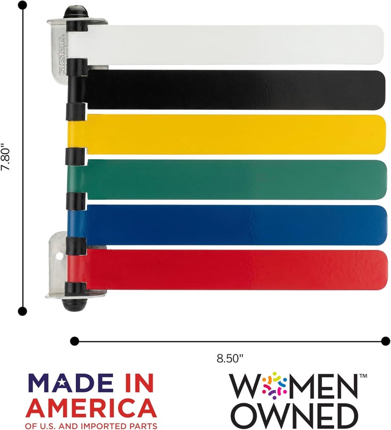 Carstens Exam Room Status & Signal Flags – 6 Flags, Red, Blue, Green, Yellow, Black, White - Image 2