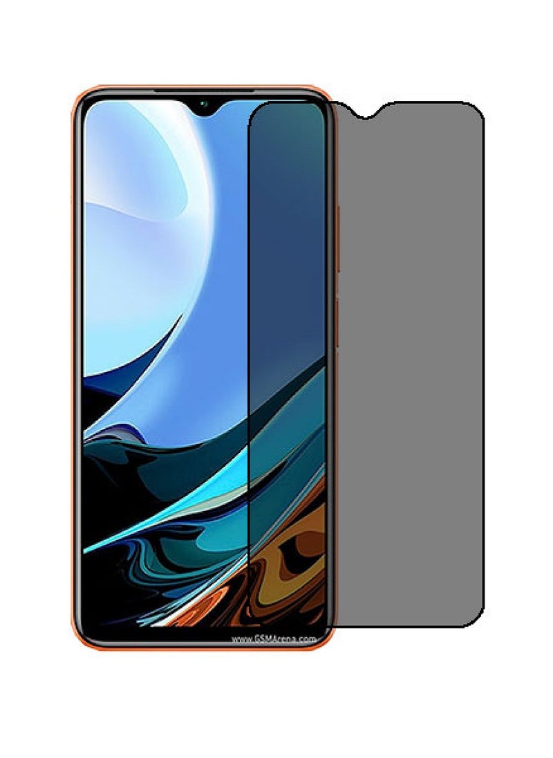 Super Tempered Glass Screen Protector Anti-Spy Privacy Designed For Xiaomi Redmi Note 9 Full Screen Coverage And Bubble Free - Image 1