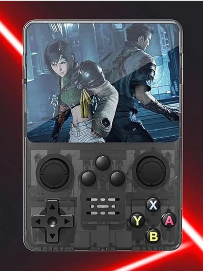 SMARTX - R35S Retro Video Handheld Premium Game Console 3.5" IPS Screen Android 11 and Linux System RK3566 64bit Game Player 64G TF Card Built-in 4450 Classic Super Games Bluetooth 4.2 and 5G WiFi - Image 1