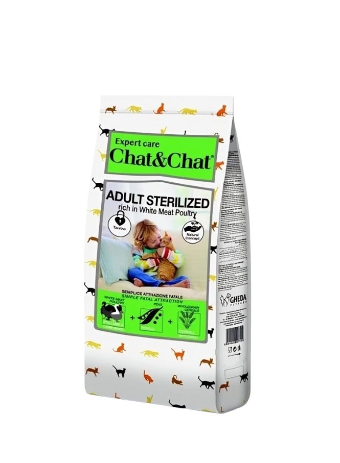Chat & Chat Chat&Chat Adult Sterillized Cats 900g