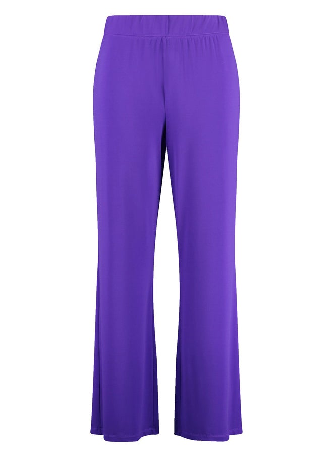 Samoon Slinky Wide Leg Trousers  - Image 3