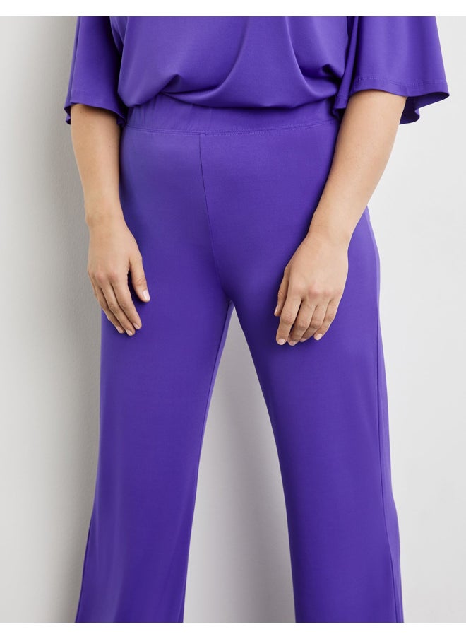 Samoon Slinky Wide Leg Trousers  - Image 5