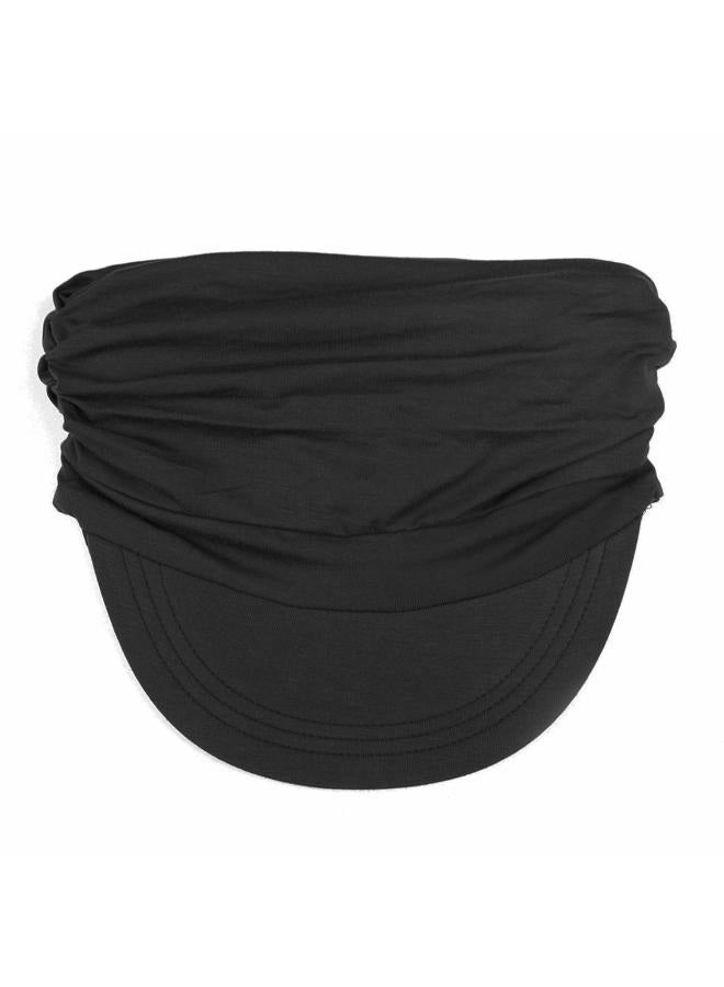 Winitas Chemo Headwear for Women Hair Loss Cotton Black - Image 4