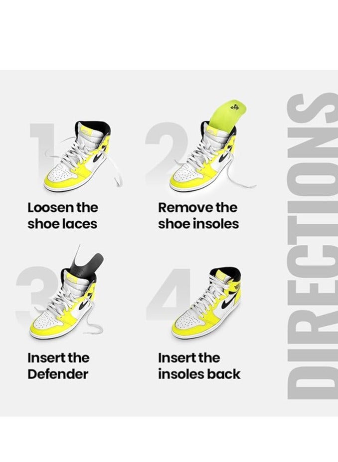 شوجر مزيل تجاعيد الحذاء الرياضي من شوغر | أداة تقليل تجعد الأحذية لكل من الرجال والنساء | عبوة من 1 - Image 5