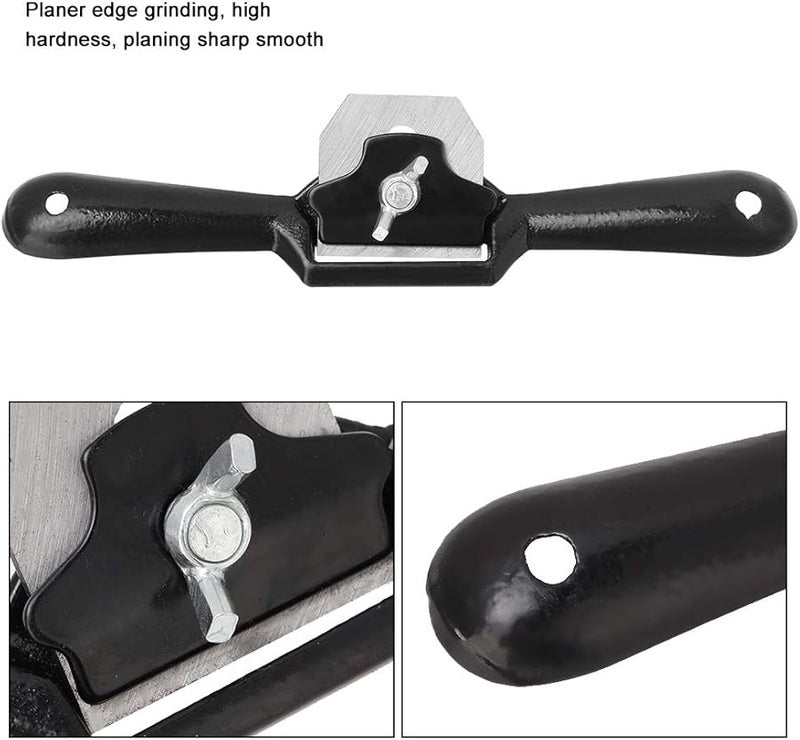 Brrnoo 9 Inch Adjustable Spoke Shave Woodworking Plane Manual Smoothing Tool for Crafts - Image 5