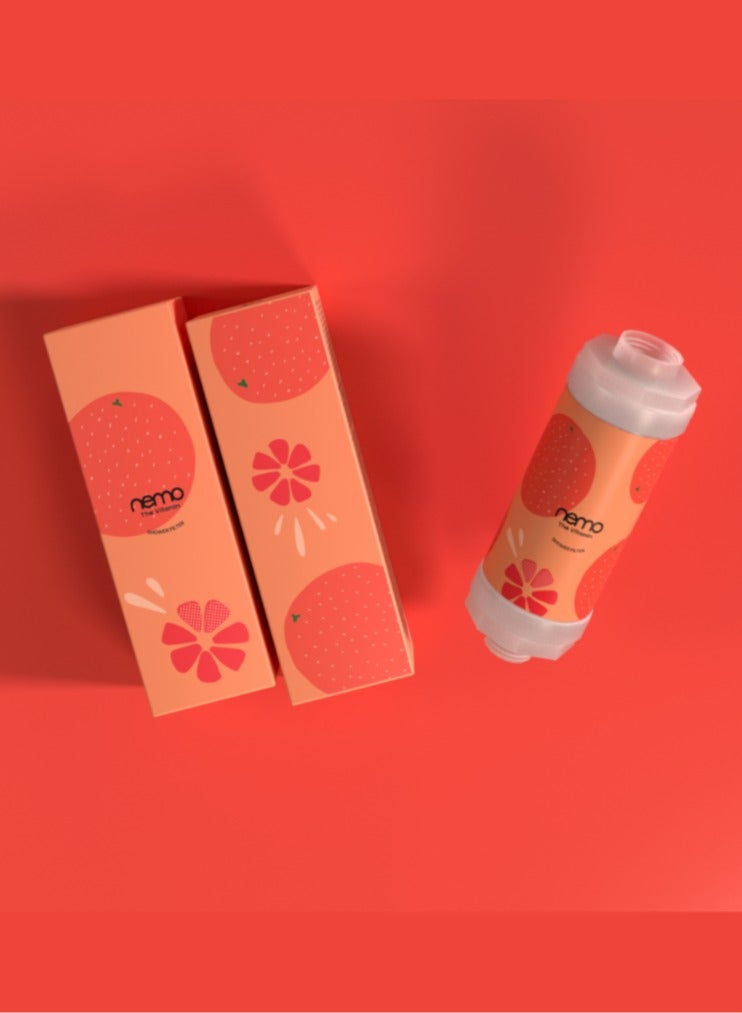 فلتر الاستحمام نيمو بالفيتامينات  - الجريب فروت الفوار - Image 4