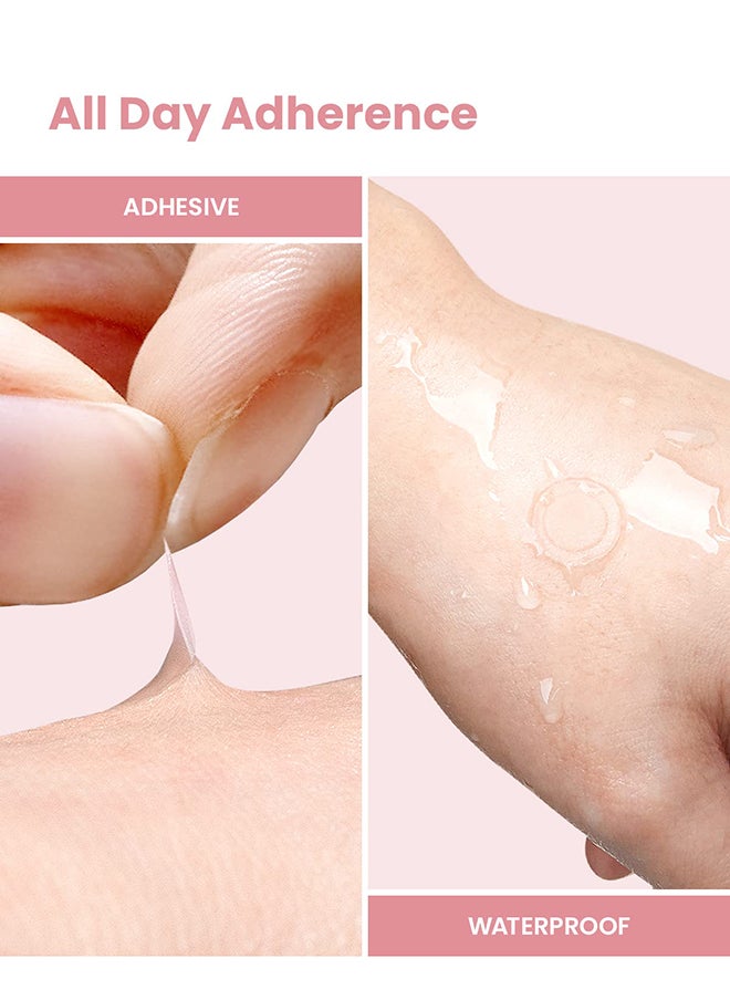 Glam Up - Hydrocolloid Blemish Pimple Zit Patches - Invisible Ultra Thin Spot Cover Stickers for Face and Skin, Strong Water-proof and Adhesive Overnight, Vegan-friendly (36 Count / 2 Sizes) - Image 1