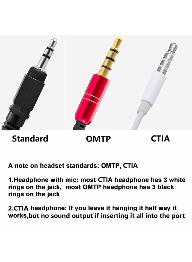Warmstor 2 Pack Gold Plated 2.5mm Male to 1/8 inch 3.5mm Female Stereo Audio Jack Adapter Cable 90 Degree Right Angle Connector 6 inch Cord for Radios,Headphones,Recorder,Camera - Image 5