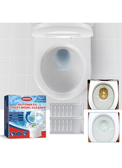 Jaysuing 12 Pcs Automatic Toilet Bowl Cleaner, Toilet Descaling Deodorizing and Odor Removing Cleaning Agent, Toilet Cleaning Effervescent Tablets ﻿  - Image 2