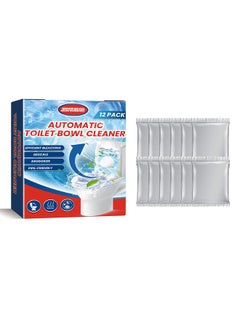 Jaysuing 12 Pcs Automatic Toilet Bowl Cleaner, Toilet Descaling Deodorizing and Odor Removing Cleaning Agent, Toilet Cleaning Effervescent Tablets ﻿  - Image 1