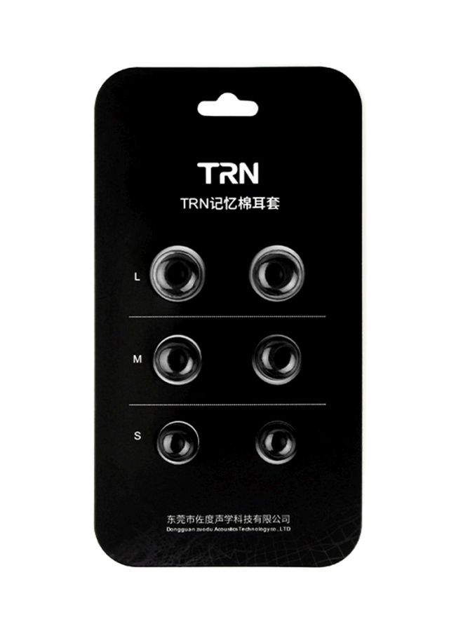 NIBEMINENT 6-Piece In-Ear Ear Tips Black