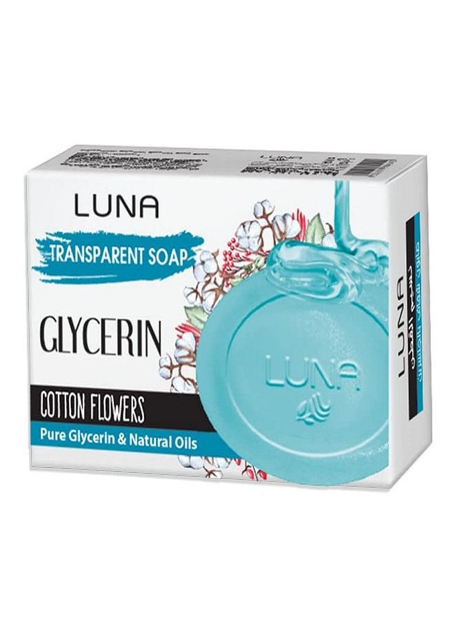 Luna - Glycerin Soap Cotton Flowers 100gm - Image 1