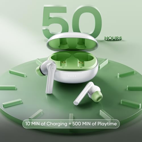 Mivi DuoPods C2 TWS [New Launch], 50 Hrs Playtime, HD Call Clarity with AI-ENC, 13mm Bass Drivers, Low Latency, BT v5.3, Type C Charging, Made in India Earbuds - Image 3