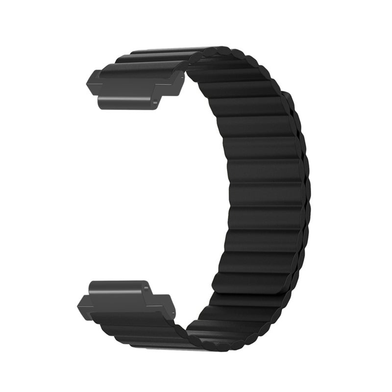 Smartwatch Band: Adjustable Strap - Comfortable Fit Vibrant Black High-Quality Durable Material for Personalized Style Matching Outfits Or Moods - Image 3