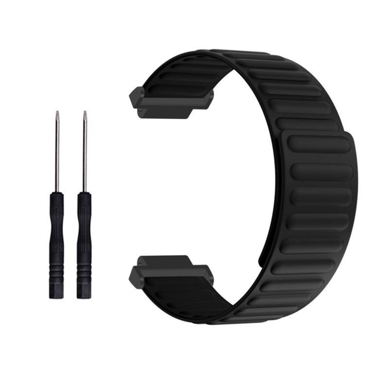 Smartwatch Band: Adjustable Strap - Comfortable Fit Vibrant Black High-Quality Durable Material for Personalized Style Matching Outfits Or Moods - Image 1