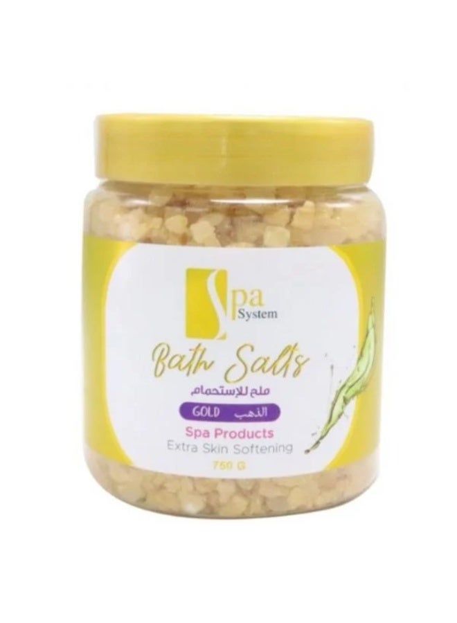 Spa System Gold Bath Salt 750 grams